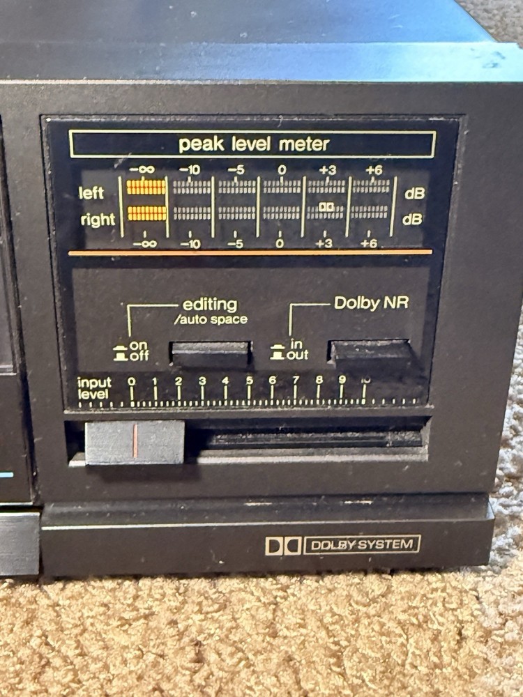 Technics RS-T10 Stereo Double Cassette Deck – Tested, Works, Issues READ