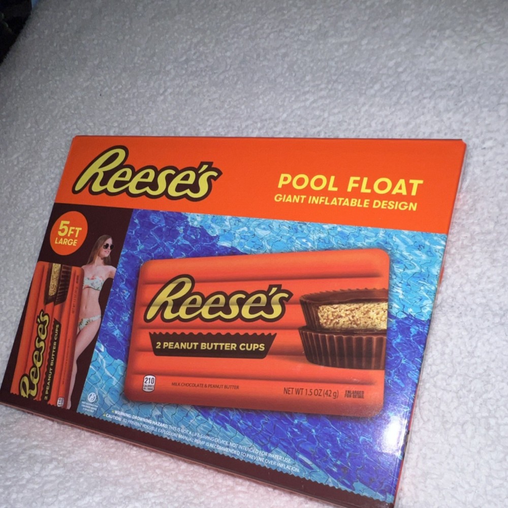 REESE’S PEANUT BUTTER CUPS POOL FLOAT 5 FOOT GIANT