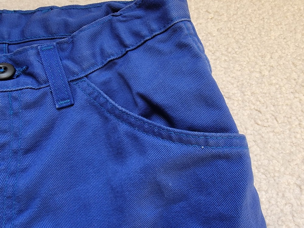Bulwark Protective Apparel Flame Resistant Work Pants Blue 28-37U