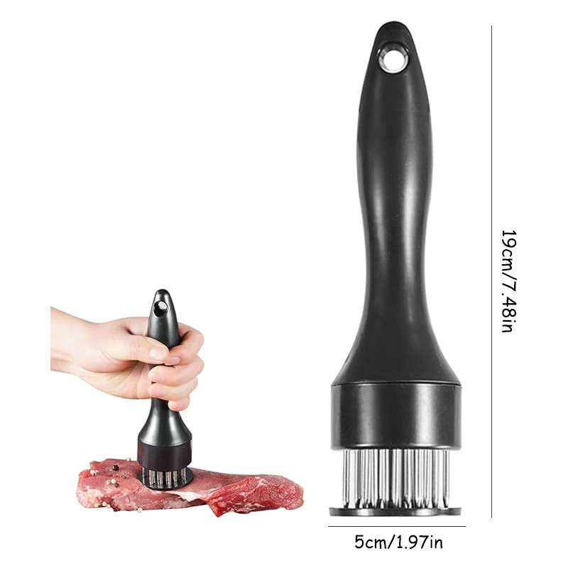 Meat Tenderizer Tools With 21 Ultra Sharp Stainless Steel Needle Dishwasher Safe