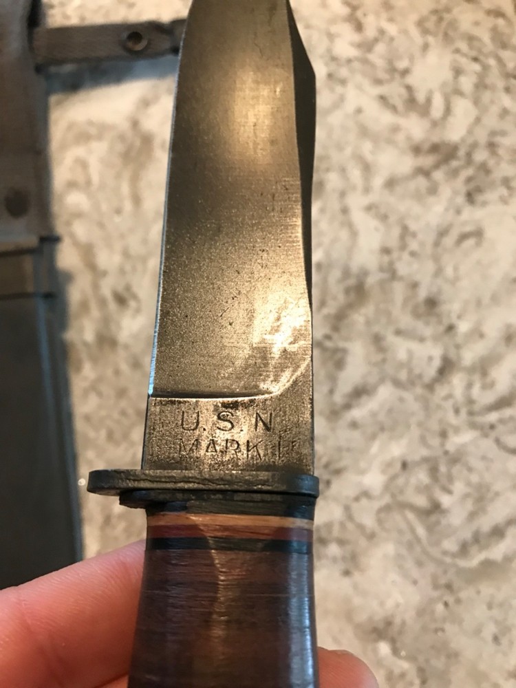 WWII US NAVY MK 1 KNIFE