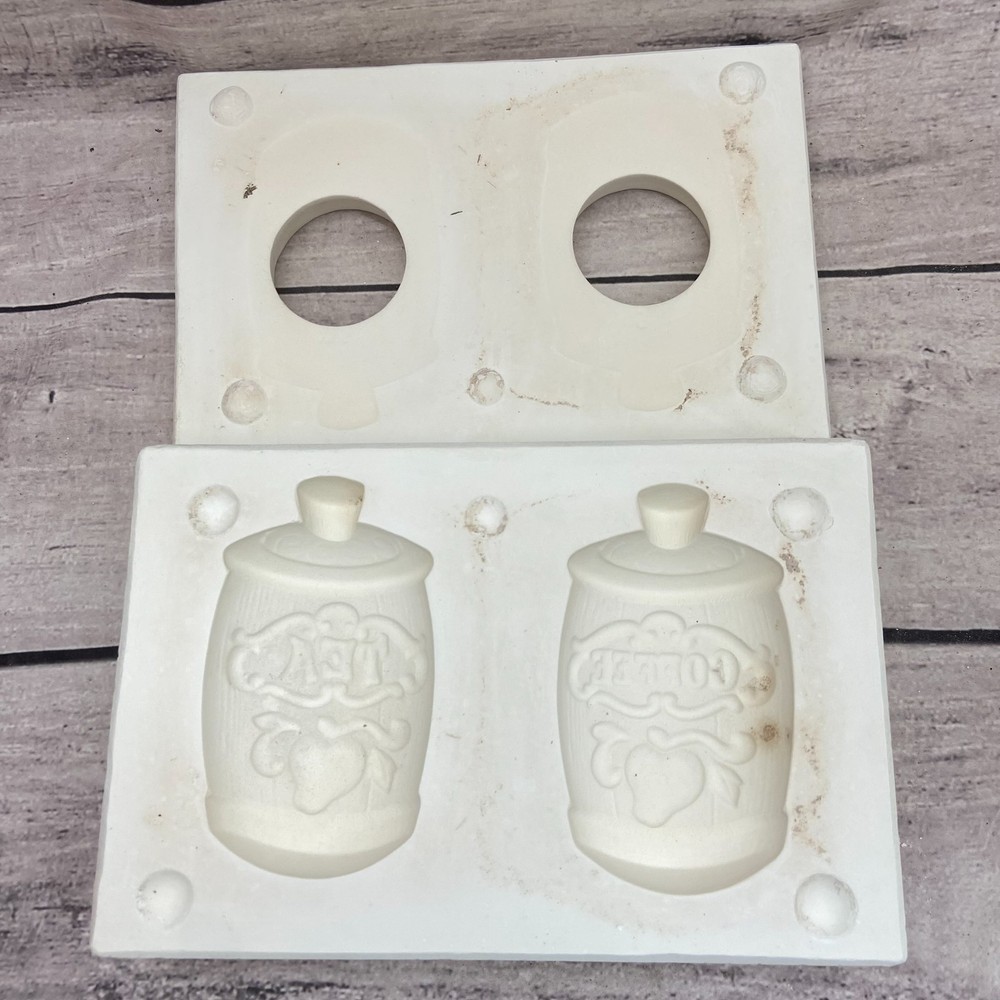 FASHen Ceramic Slip Casting Mold Coffee + Tea Plaques #27
