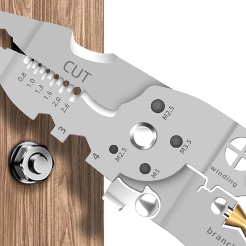 Home Multi-Function Wire Stripper Tester​​ Foldable Plier with Voltage Tester