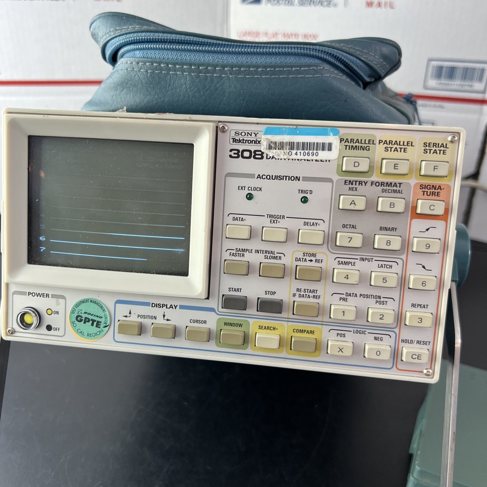 Sony Tektronix 308 Data Analyzer - Untested Powers On