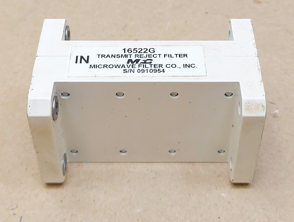 MICROWAVE FILTER CO.16522G TRANSMIT REJECT FILTER