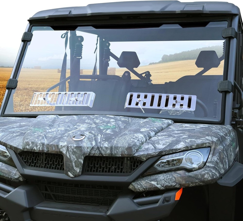 StarknightMT UFORCE 1000 Windshield, Vented Front Windshield for CFMOTO UFORCE