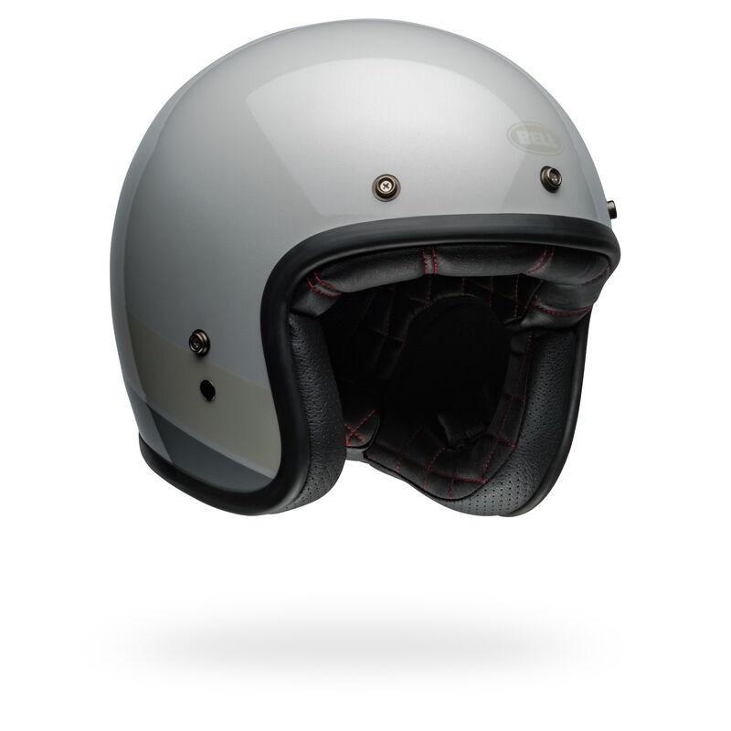Bell Custom 500 Apex Helmet (GLOSS SILVER FLAKE) (Small) 7156961