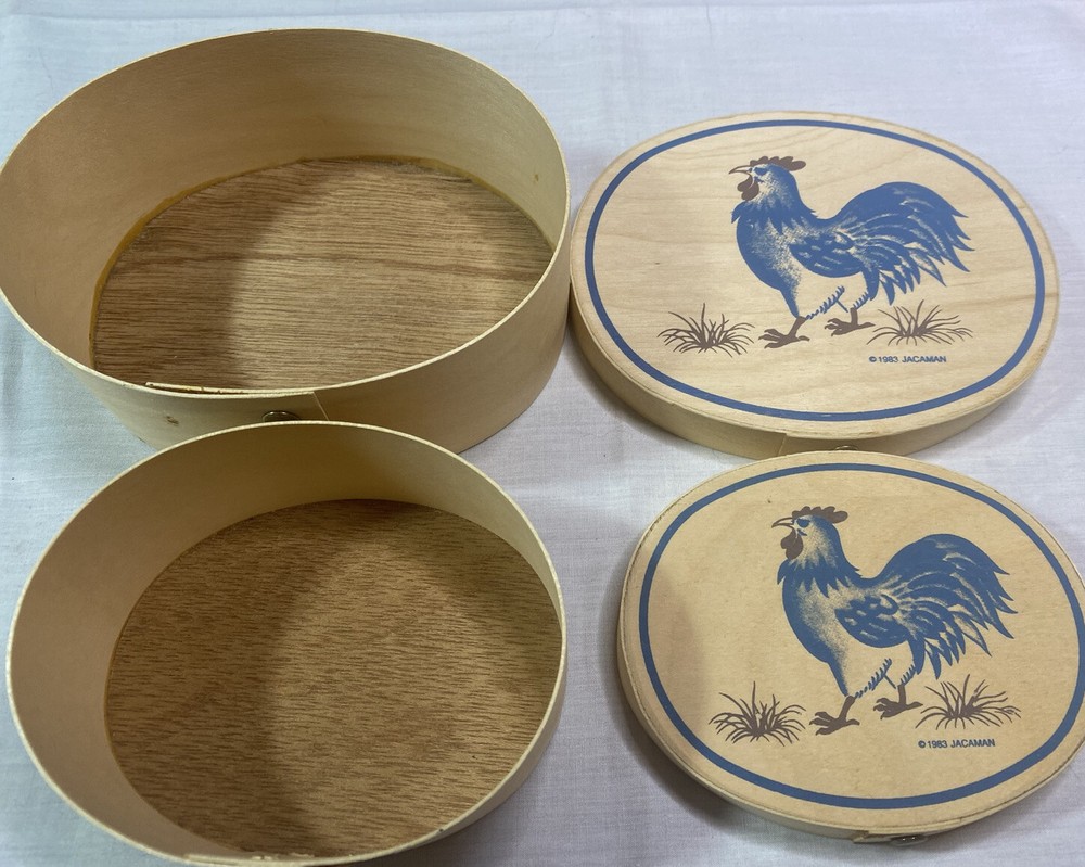 Vintage 1983 Jacaman Nestling Boxes (2)