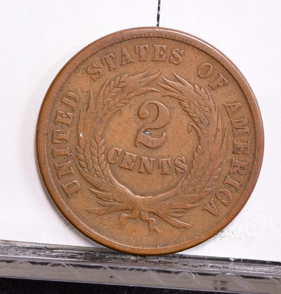 1865 Two Cent Piece - Good (#56776-L)