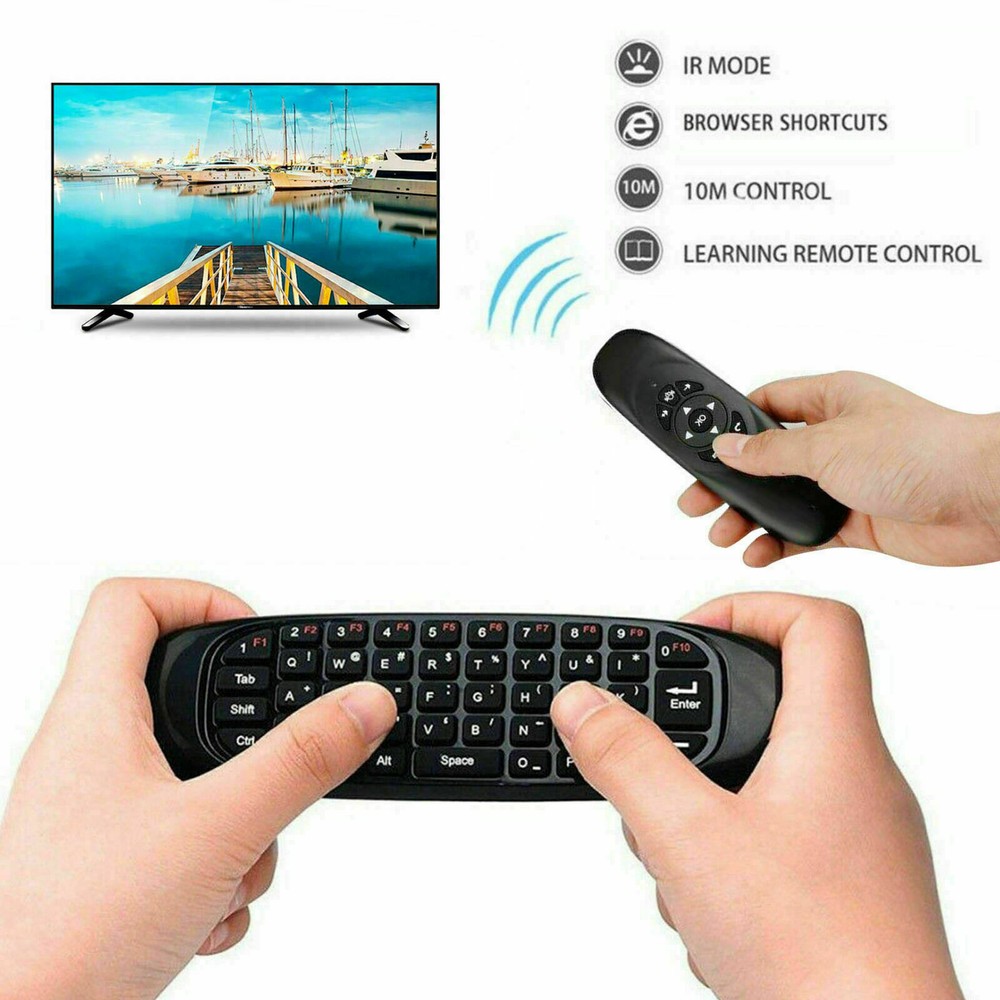 C120 2.4 Remote Control Air Mouse Wireless Keyboard for KODI Android Mini TV Box