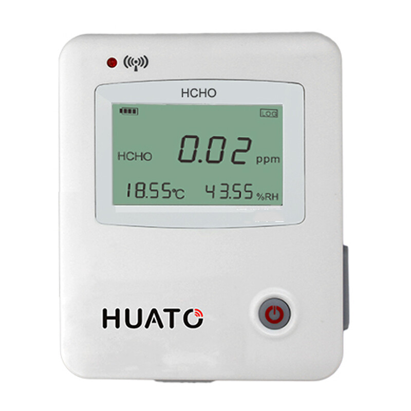 Wall mounted HCHO Temp Humidity Meter Data Logger Thermograph 0 to 10PPM