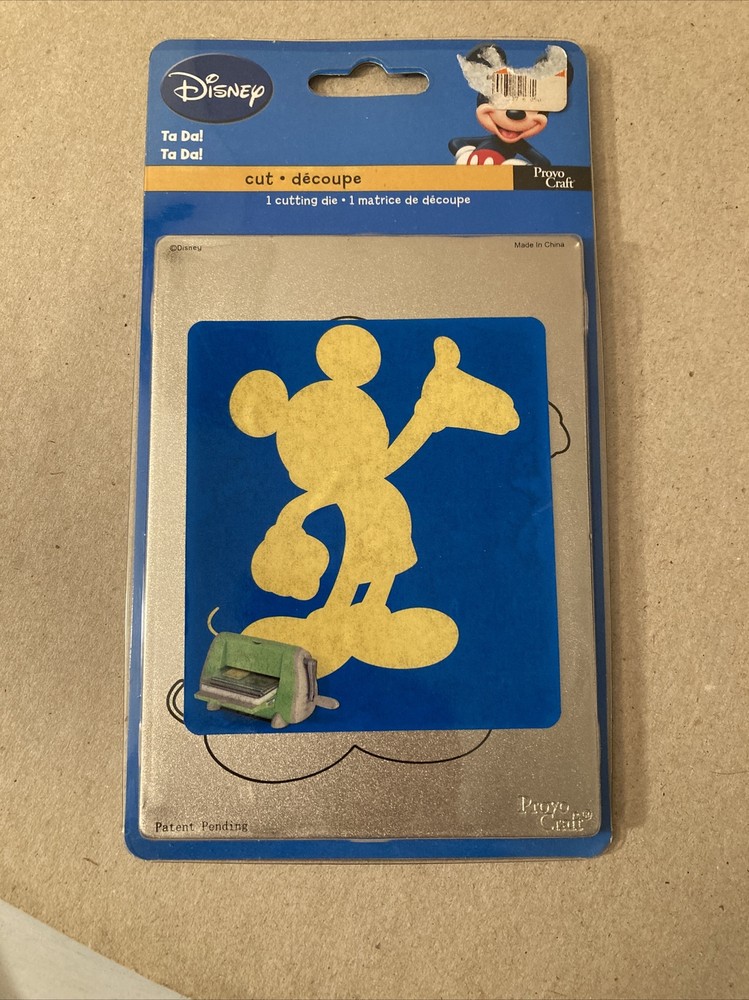 DISNEY MICKEY MOUSE ARIEL NEMO CUTTLEBUG CUTTING DIE PROVO CRAFT (7)