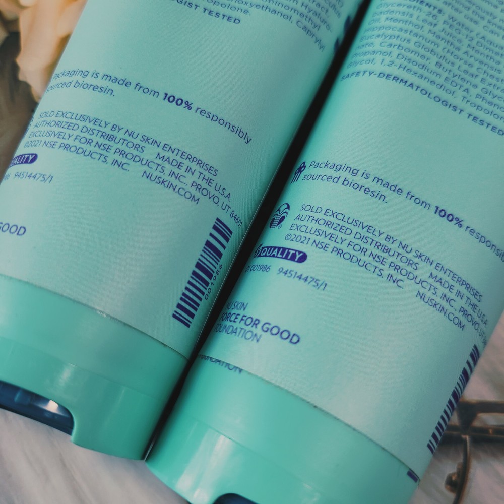 2 NUSKIN Epoch IceDancer Invigorating Leg Gel + +++#32