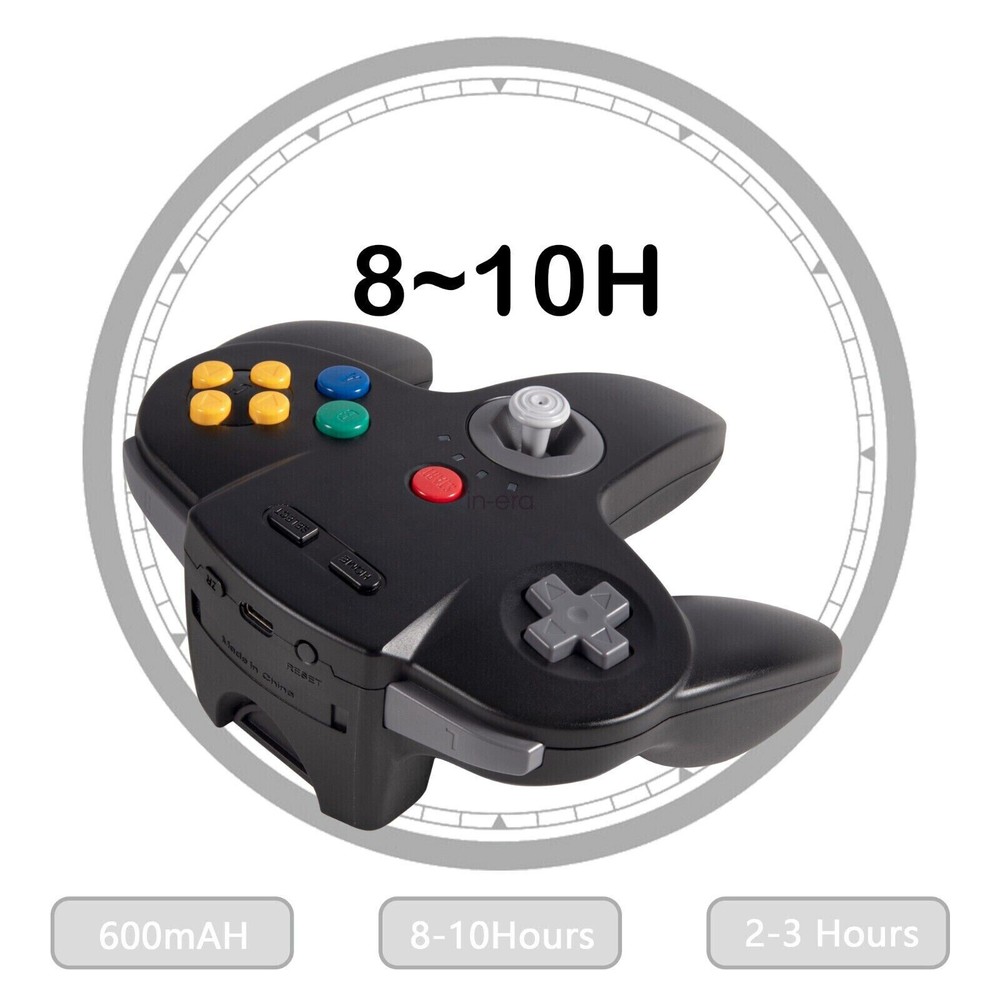 2.4G Switch N64 Controller for Nintendo Switch Online Mac Raspberry Pi Retropie
