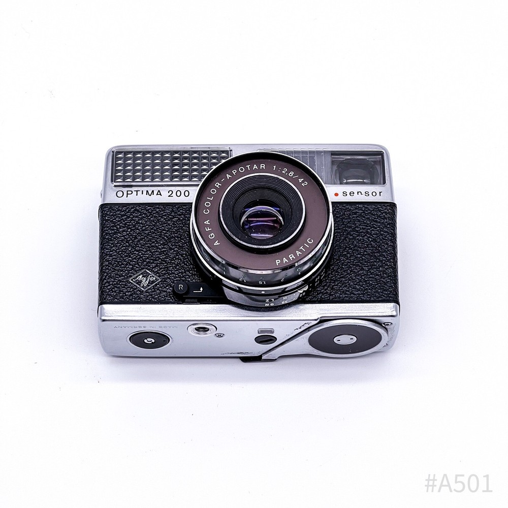 Agfa Optima 200 Sensor Camera Viewfinder Camera Color-Apotar Paratic 1:2.8/42