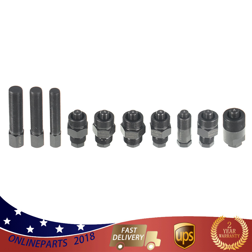 Motorcycle Flywheel Puller Set 10 Pullers for Atv Scooter & Motorcycle Repair