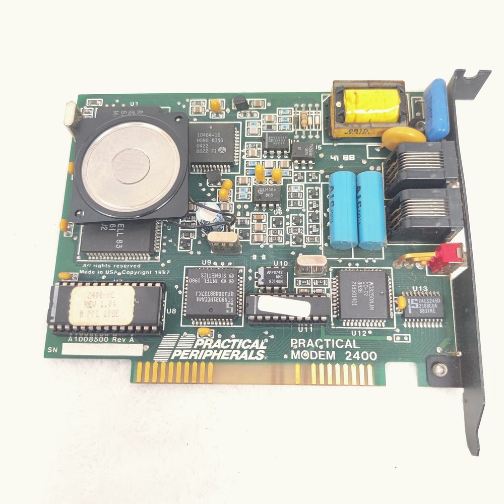 PRACTICAL PERIPHERALS PM2400FX96 2400Bps 8-BIT ISA INTERNAL FAX MODEM