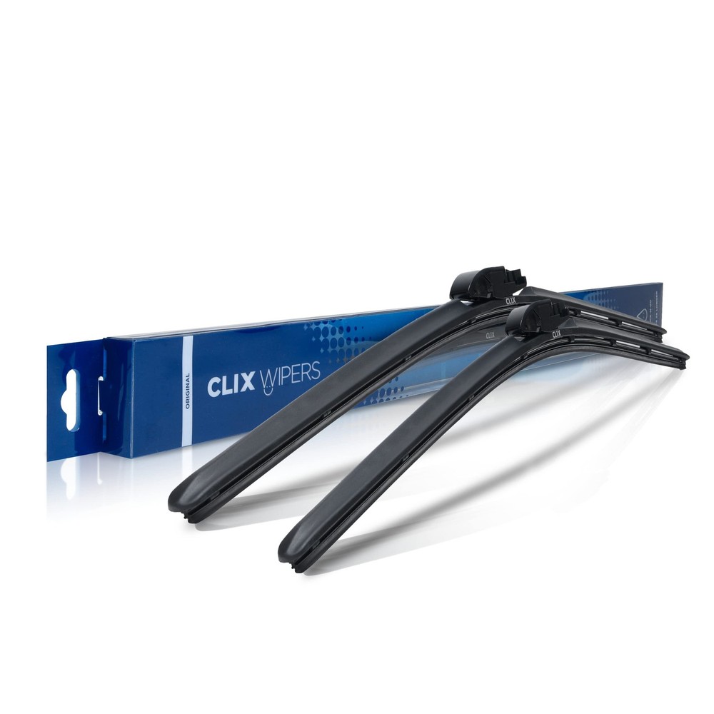 ClixWipers 22" + 22" High Performance Premium Automotive Replacement Windshield