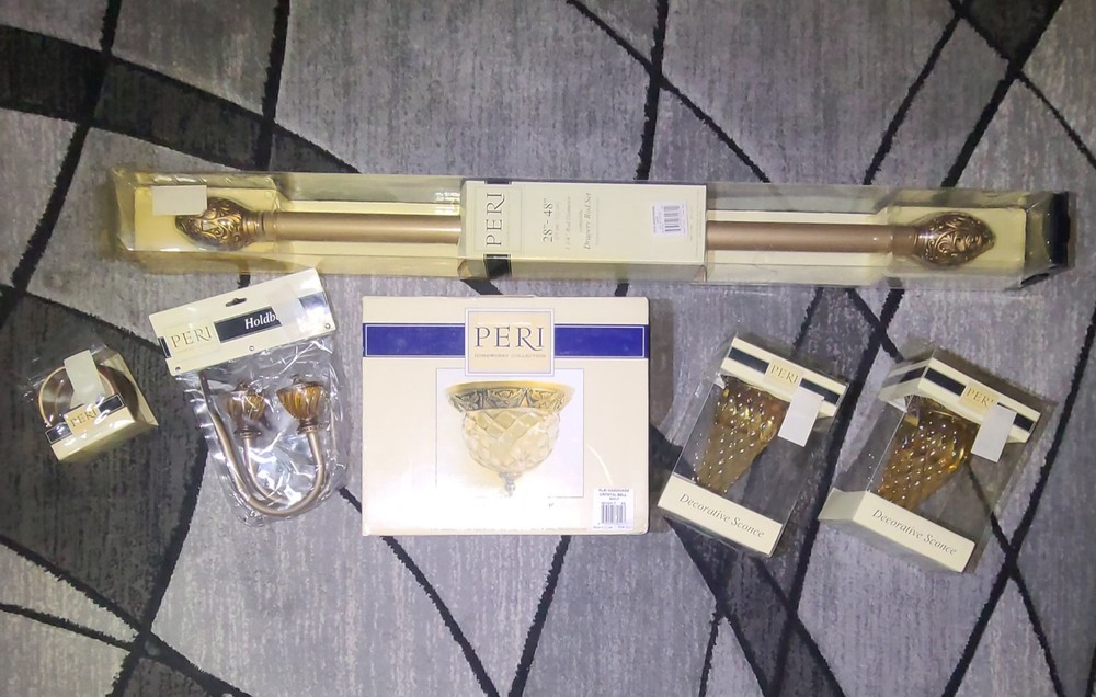 (NEW) "PERI" Curtain Rod Set +PLUS
