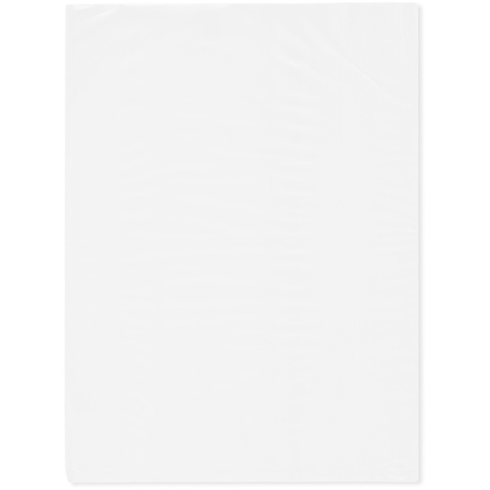 Plymor 9" x 12", White 2 Mil Flat Open Plastic Poly Bags
