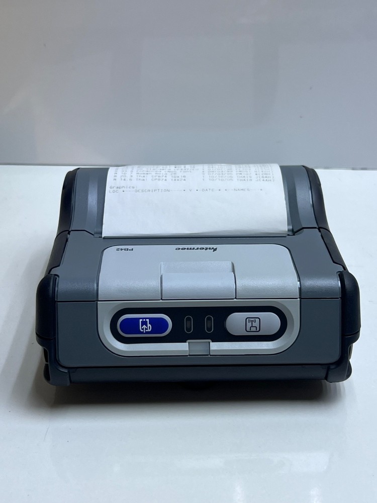 Intermec PB42 4 " Portable Thermal Printer Receipt
