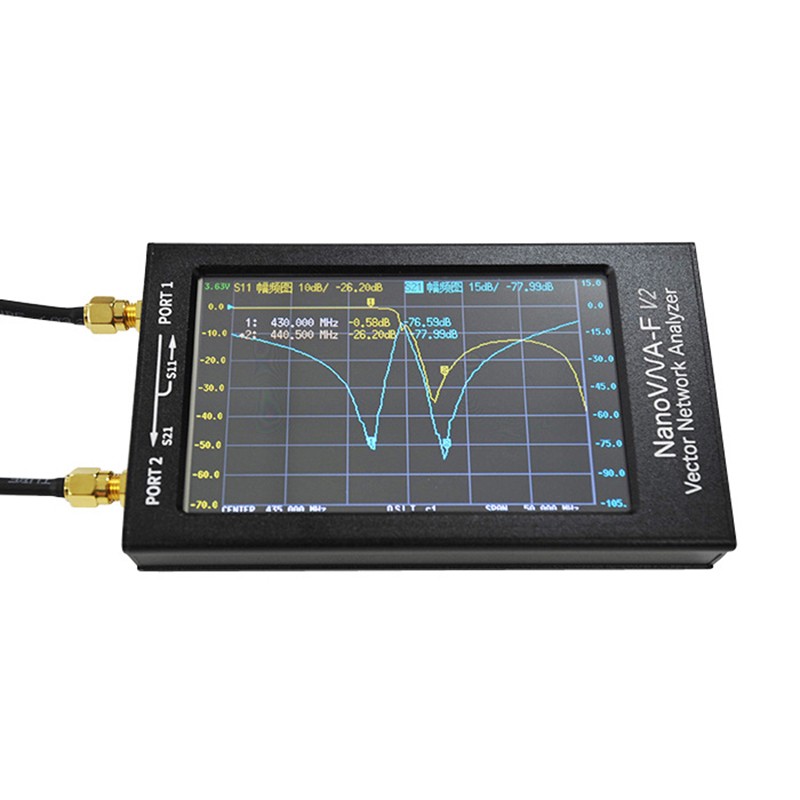 4.3" IPS LCD Vector Network Analyzer NanoVNA-F V2 S parameter Accurate Measuring