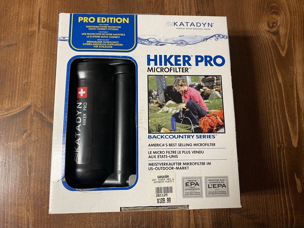 Katadyn Hiker Pro Water Filter Brand New