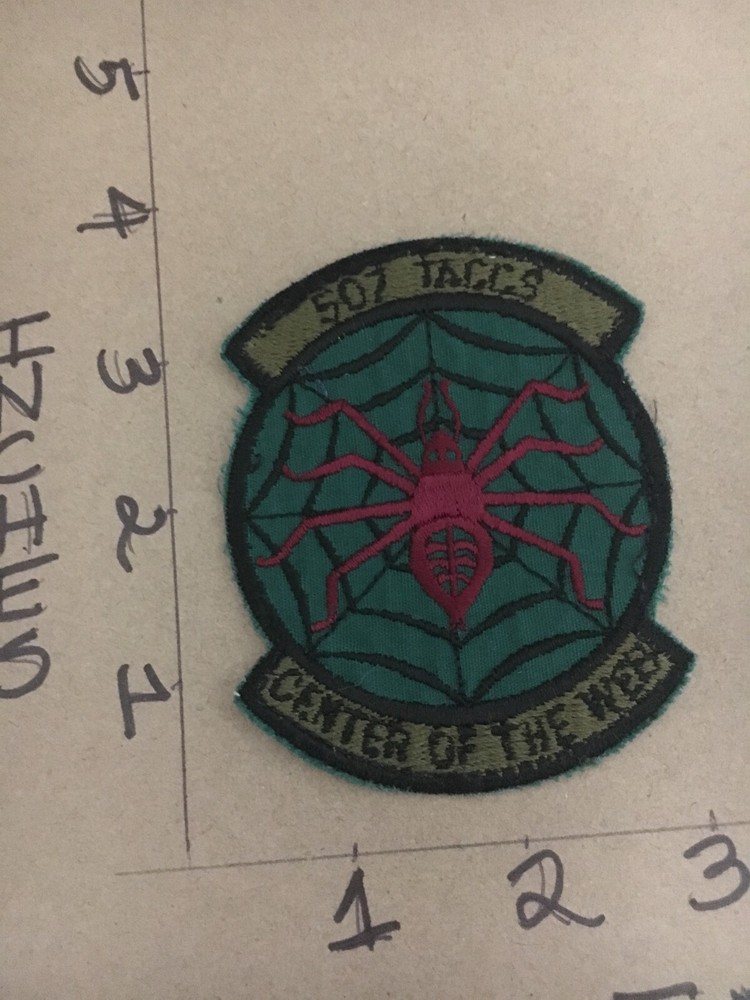 USAF 507th TACCS Squadron subdued patch 5/3/25