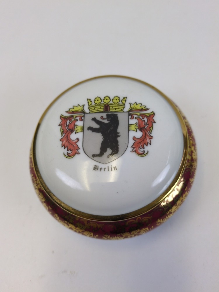 Edelstein Bavaria Berlin Trinket Box Round