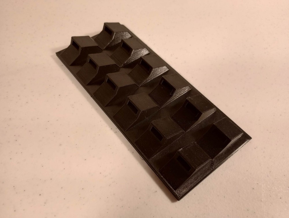 USB Stick Flash Drive Organizer Holder 3D Printed - Fits 12 USB Sticks!