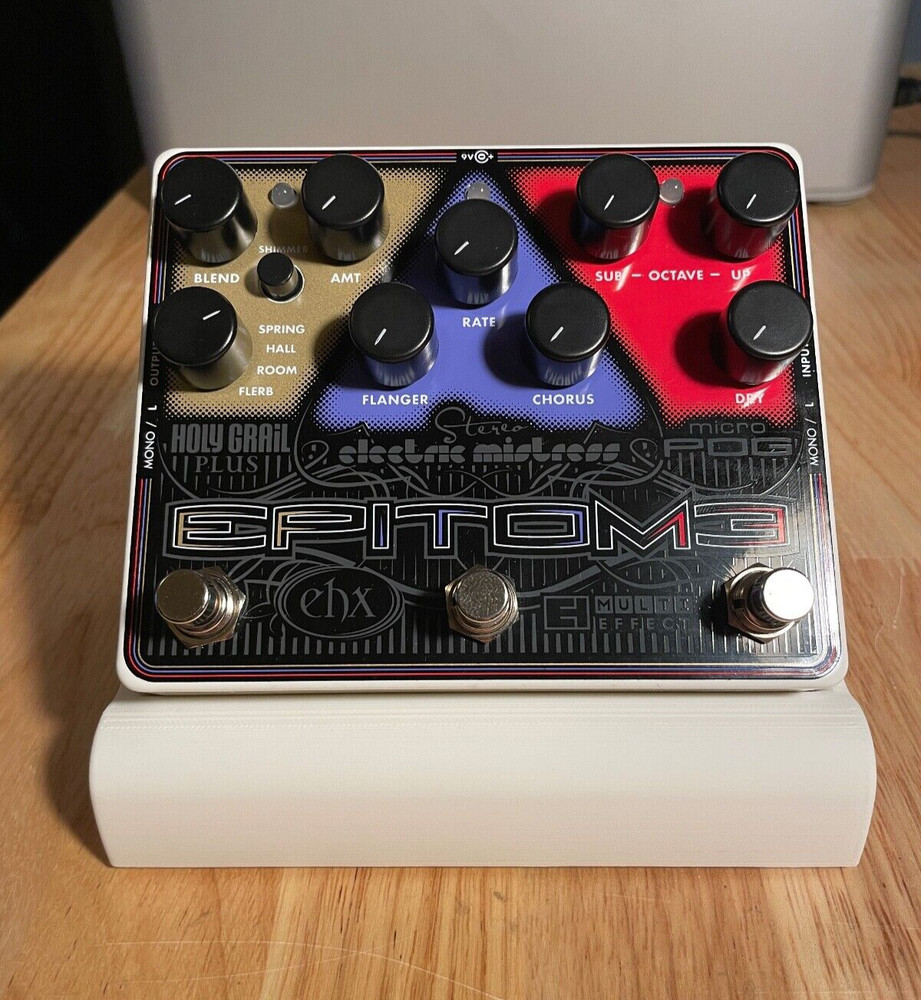 Electro-Harmonix Large Pedal Desktop Stand - 3d Printed - White - Epitome