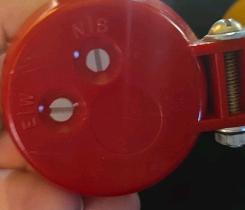 Vintage Air-Way Auto Boat Red Compass Circa
