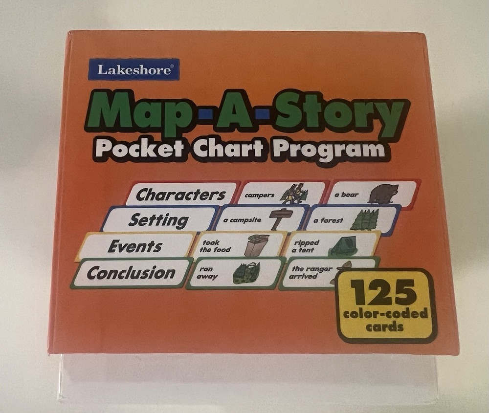 Lakeshore Map-A-Story Pocket Chart Program New