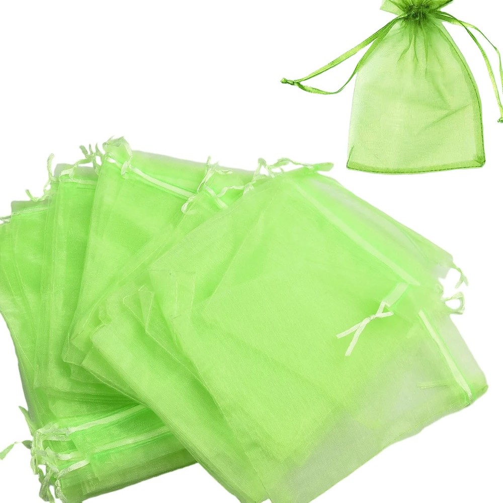 30Pack 3.9x5.9in Drawstring Fruit Mesh Bags for Fruit Trees & Vegetables