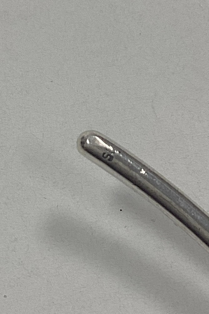 Modern Open Neck Ring in Sterling Silver