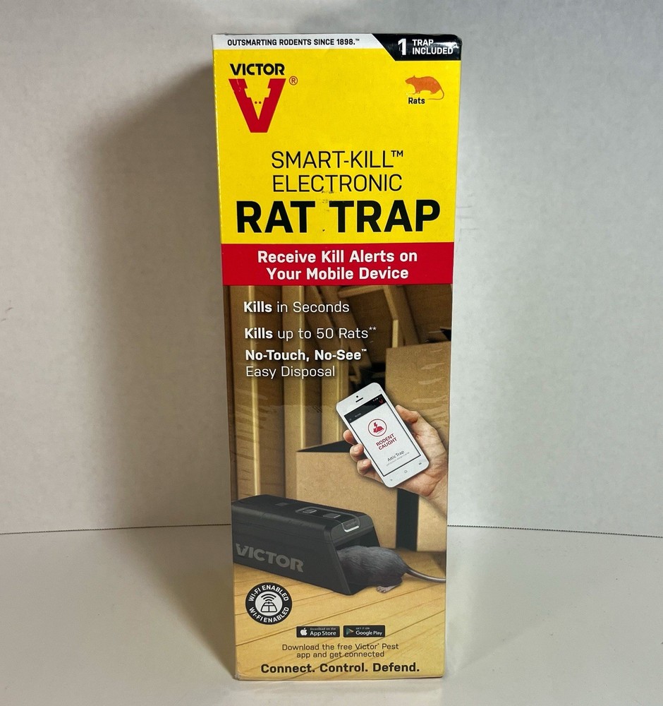 Victor Smart-Kill Wi-Fi Electronic Rat Trap • NEW SEALED BOX!