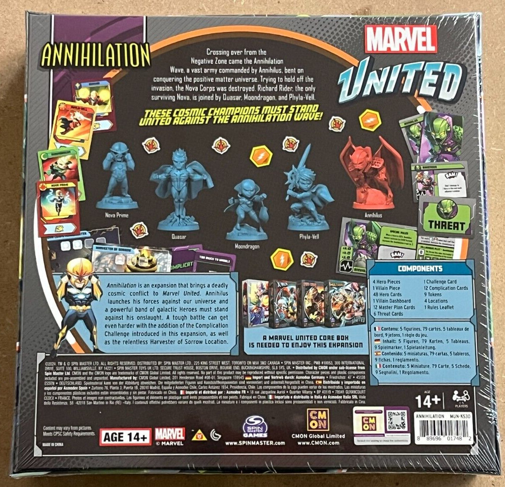 Marvel United Annihilation (Kickstarter) - MUN-KS30