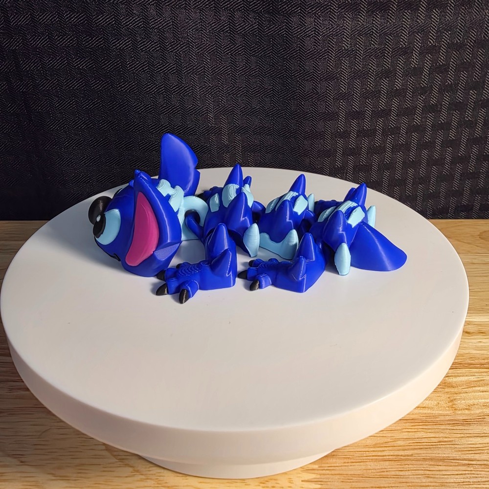 Stitch Dragon, 3D Printed Items