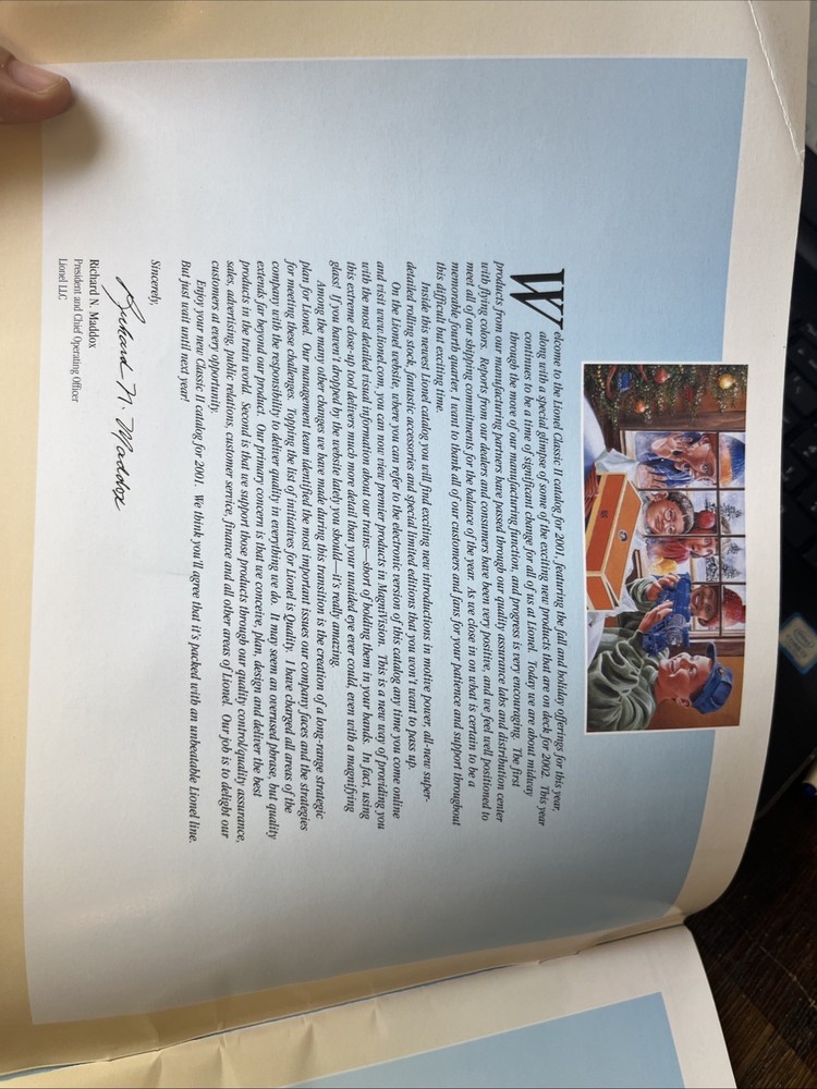 Lionel Classic Trains Catalog, Volume 2, 2001