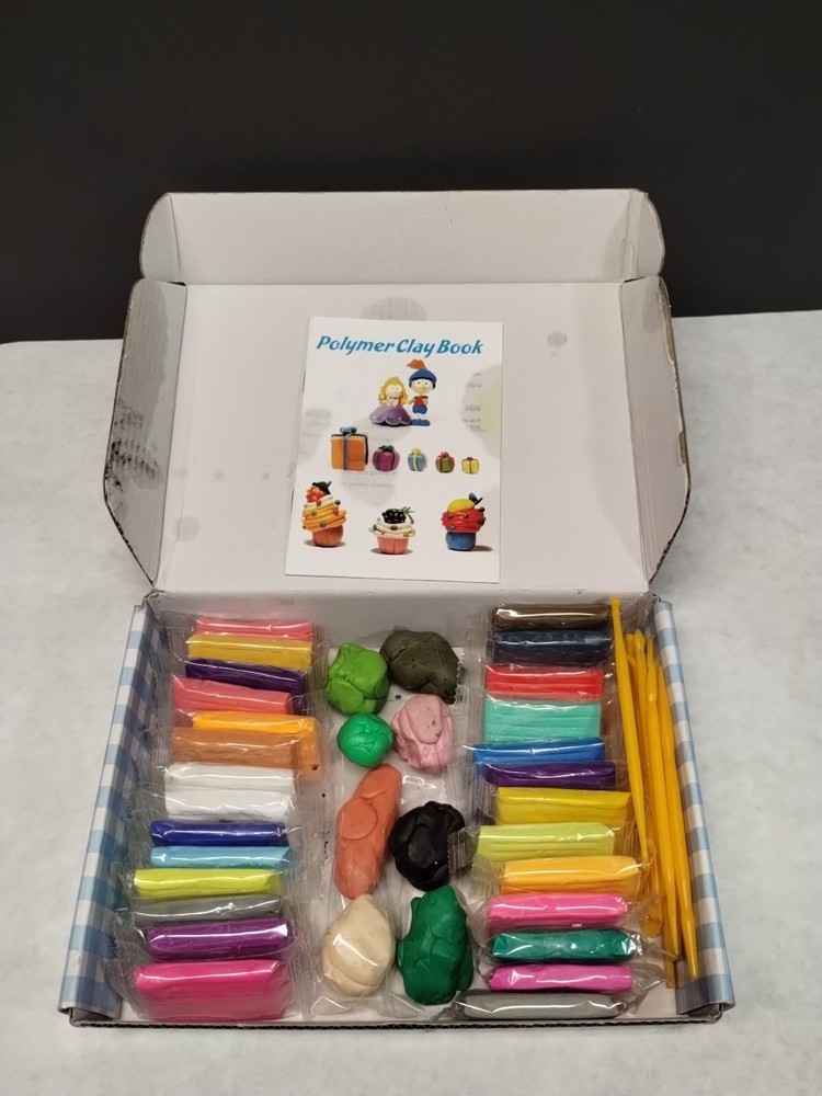 Polymer Clay Tools Lot with Clay