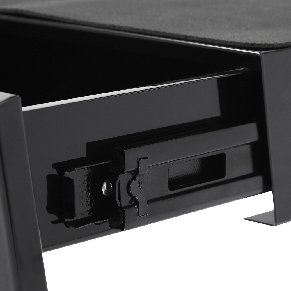 Sliding Pull-Out Under Desk Storage Drawer with Computer Pad for Organizing