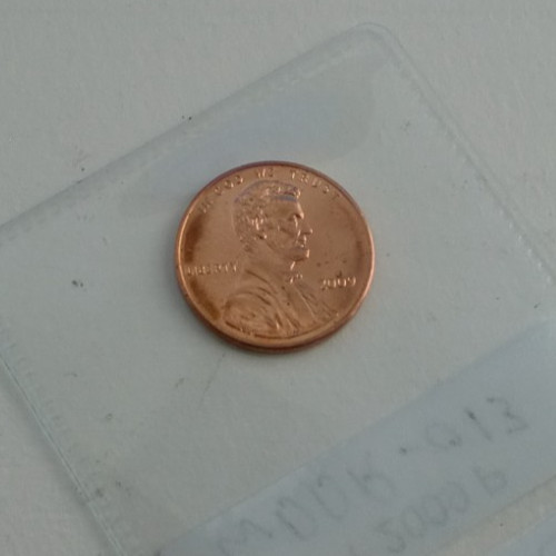 2009P Lincoln Cent FY-WDDR-013- B.U.