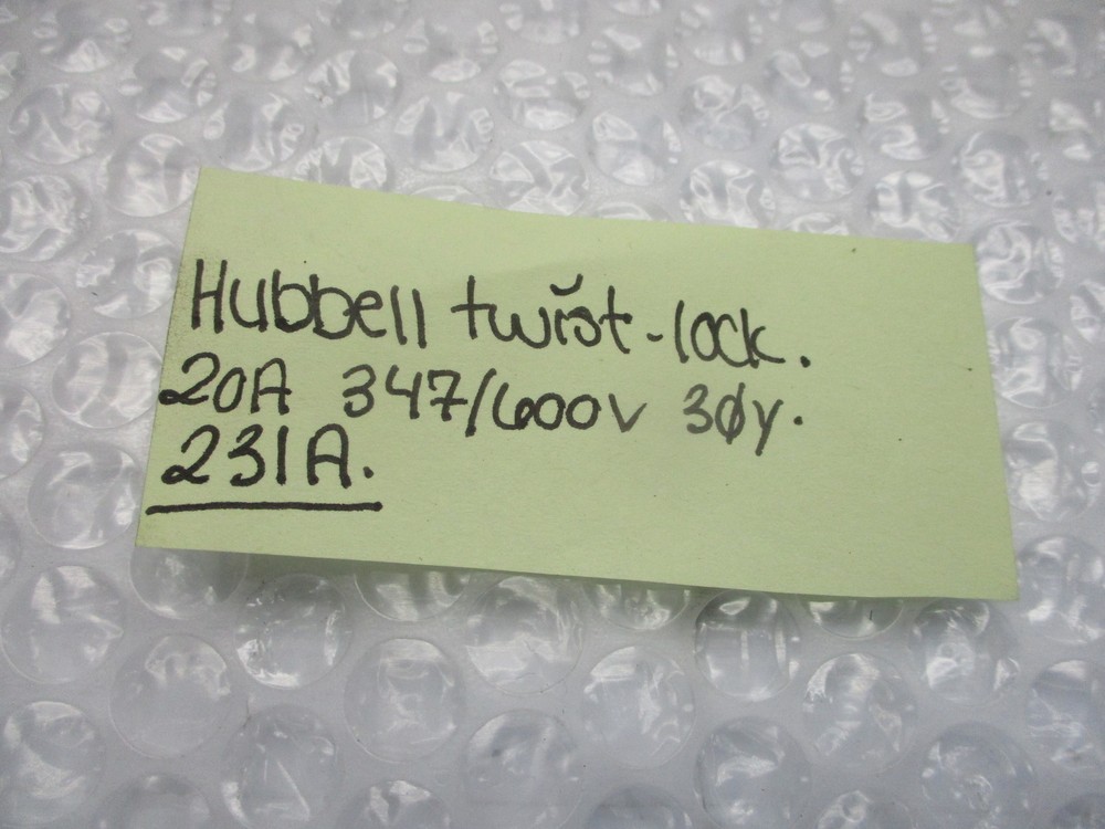 HUBBELL 231A CONNECTOR 20A 347/600V NSNP