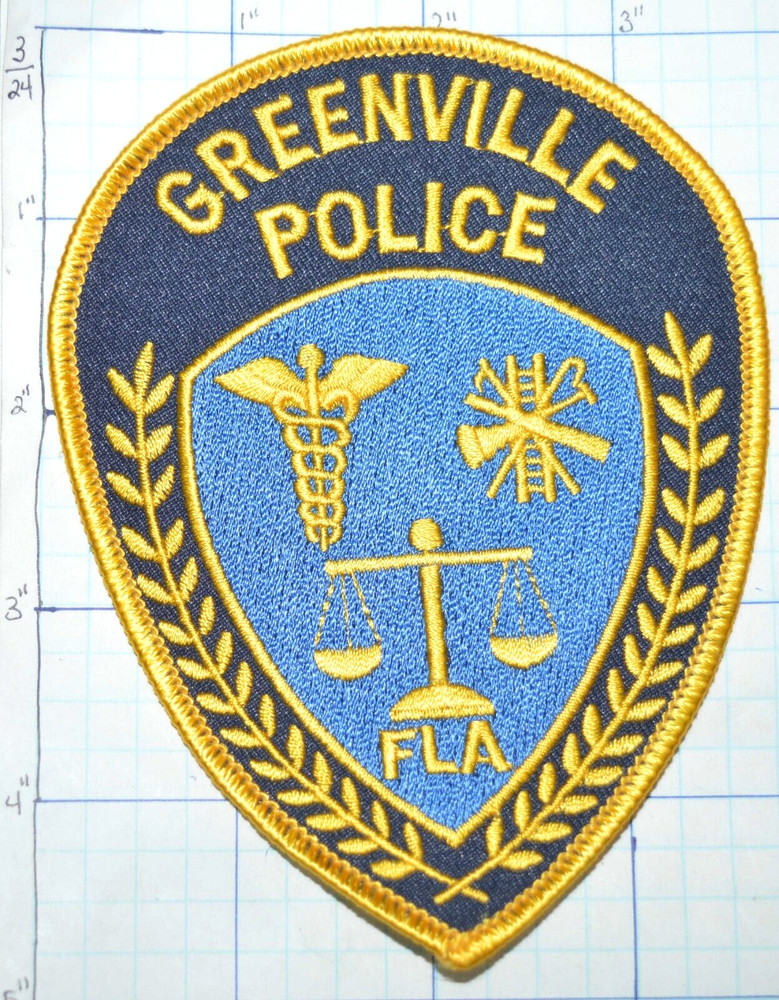FLORIDA, GREENVILLE POLICE DEPT PATCH