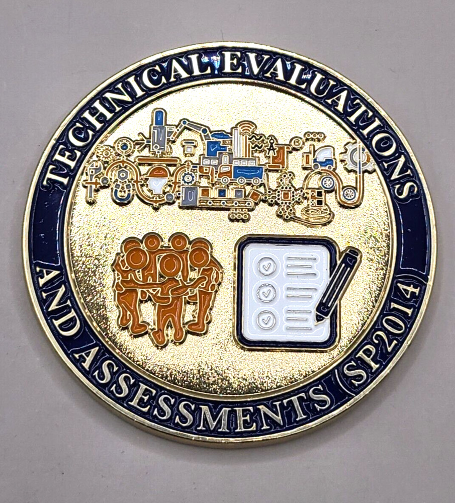 Technical Evaluations And Assessments (SP2014) Challenge Coin 2.5"