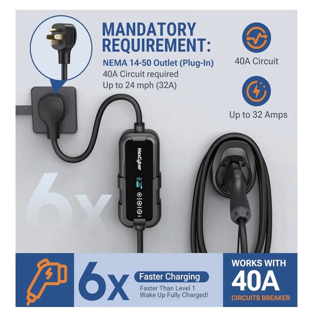 nexcyber level 2 ev charger