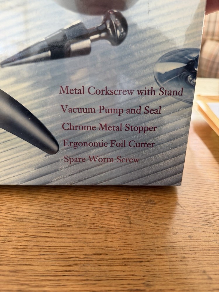Sharper Image - Metal Corkscrew Deluxe Gift Set