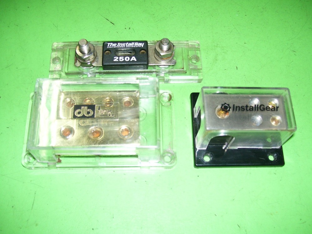 AUDIO AMPLIFIER Junction Box Power Distribution Cable Block Connector ASSORTMENT