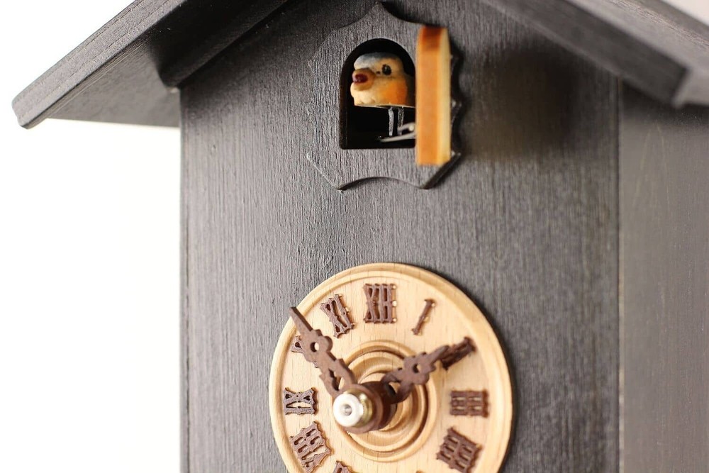 Rustic German Black Forest Cuckoo Clock, Rectangle Handmade Cuckoo Clock