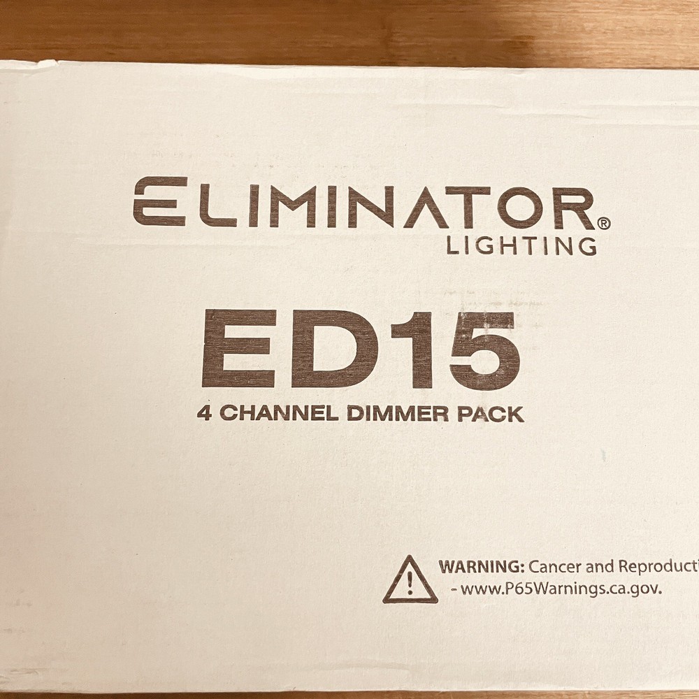 Eliminator ED15 4 Channel DMX Dimmer Pack